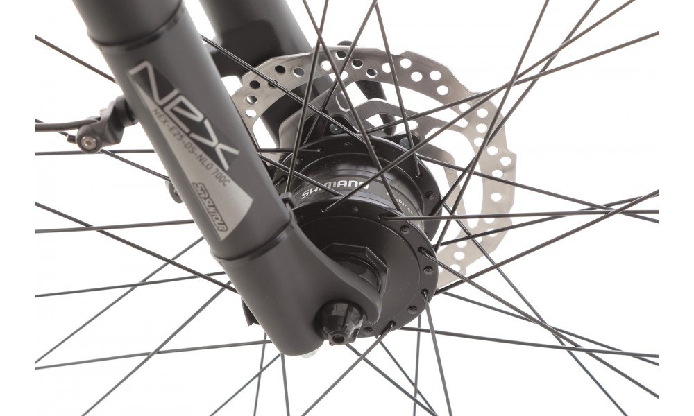 Rower trekkingowy Romet Gazela 5 CS 2024 - pomarańczowo-czarny