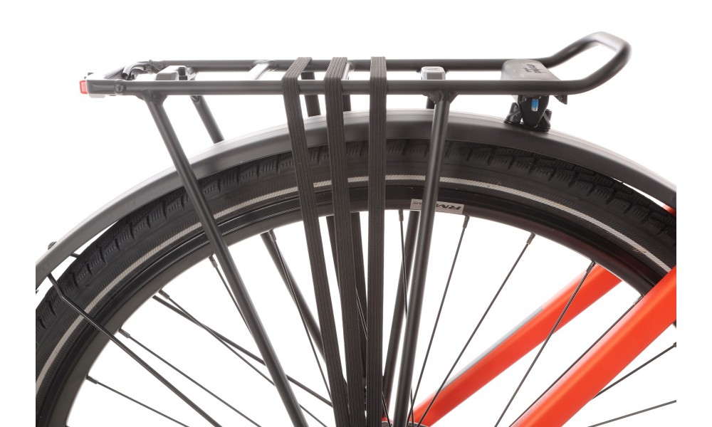 Rower trekkingowy Romet Gazela 5 CS 2024 - pomarańczowo-czarny