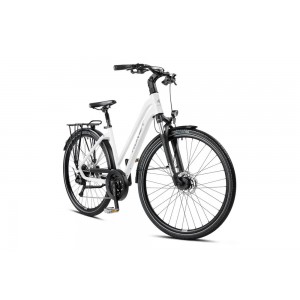 Rower trekkingowy Romet Gazela 5 CS 2024 - biały-grafitowy 2