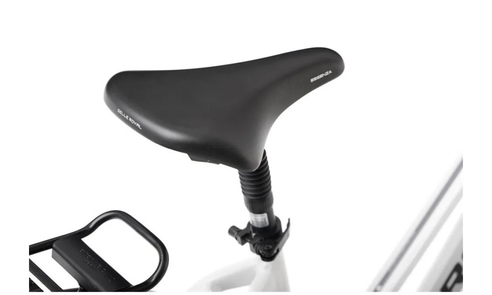 Rower trekkingowy Romet Gazela 5 CS 2024 - biały-grafitowy