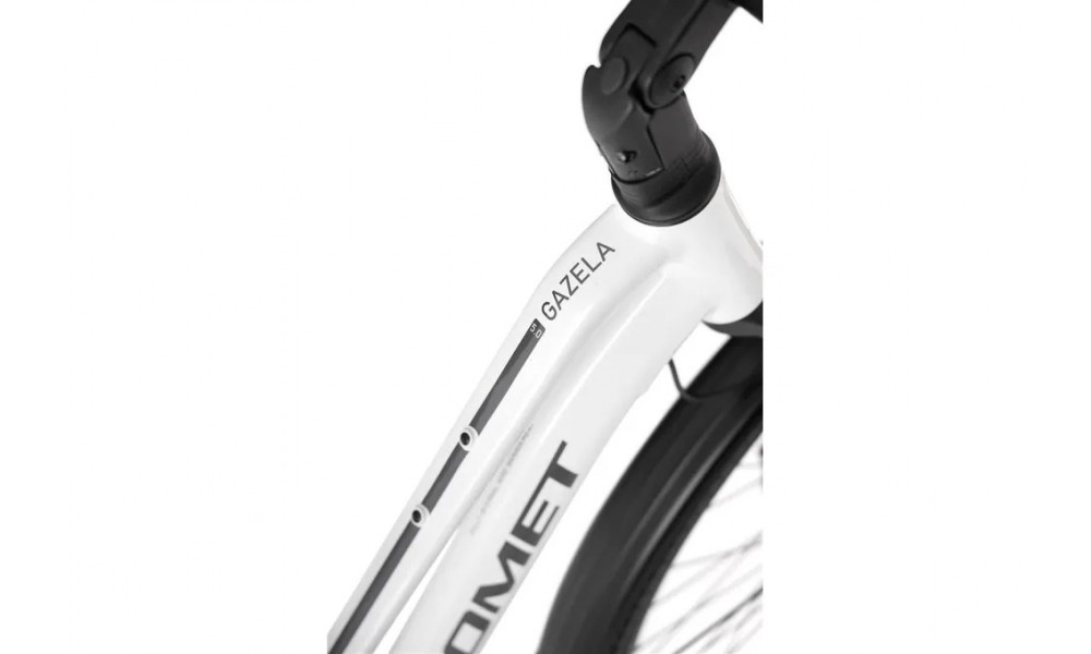 Rower trekkingowy Romet Gazela 5 CS 2024 - biały-grafitowy