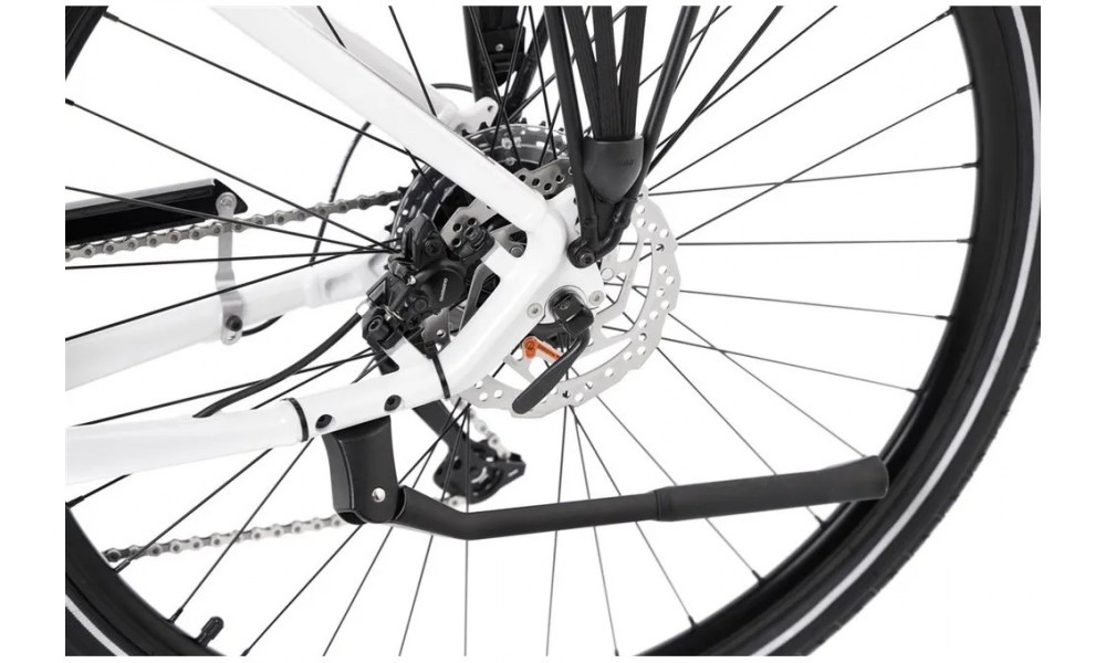 Rower trekkingowy Romet Gazela 5 CS 2024 - biały-grafitowy