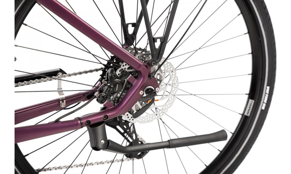 Rower trekkingowy Romet Gazela 6 CS 2024 - bordowo-niebieski