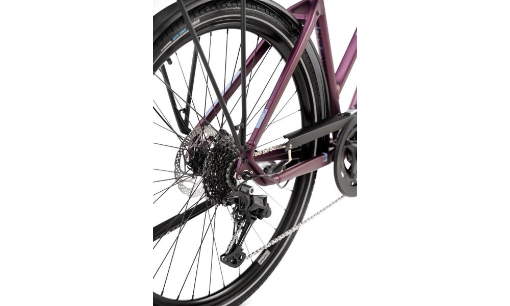 Rower trekkingowy Romet Gazela 6 CS 2024 - bordowo-niebieski