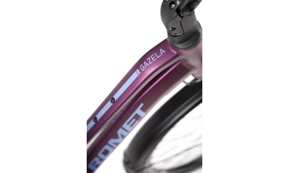 Rower trekkingowy Romet Gazela 6 CS 2024 - bordowo-niebieski