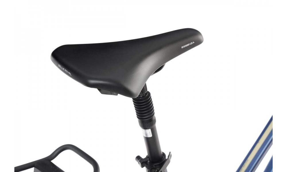 Rower trekkingowy Romet Gazela 7 CS 2024 - granatowo-beżowy