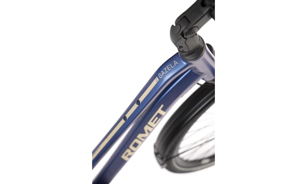 Rower trekkingowy Romet Gazela 7 CS 2024 - granatowo-beżowy