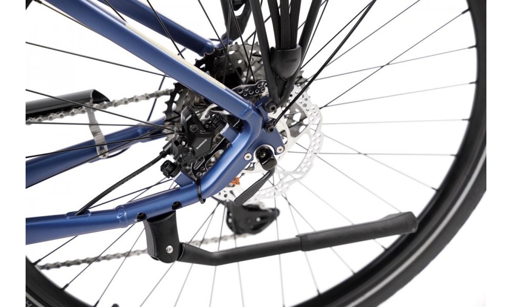 Rower trekkingowy Romet Gazela 7 CS 2024 - granatowo-beżowy