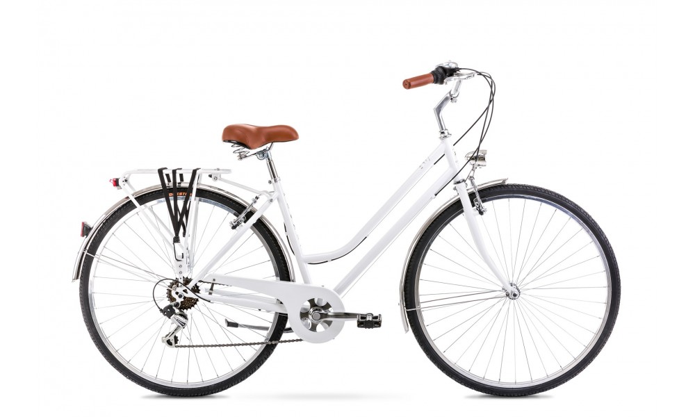 Rower miejski Romet Vintage Eco D 2024 - biały