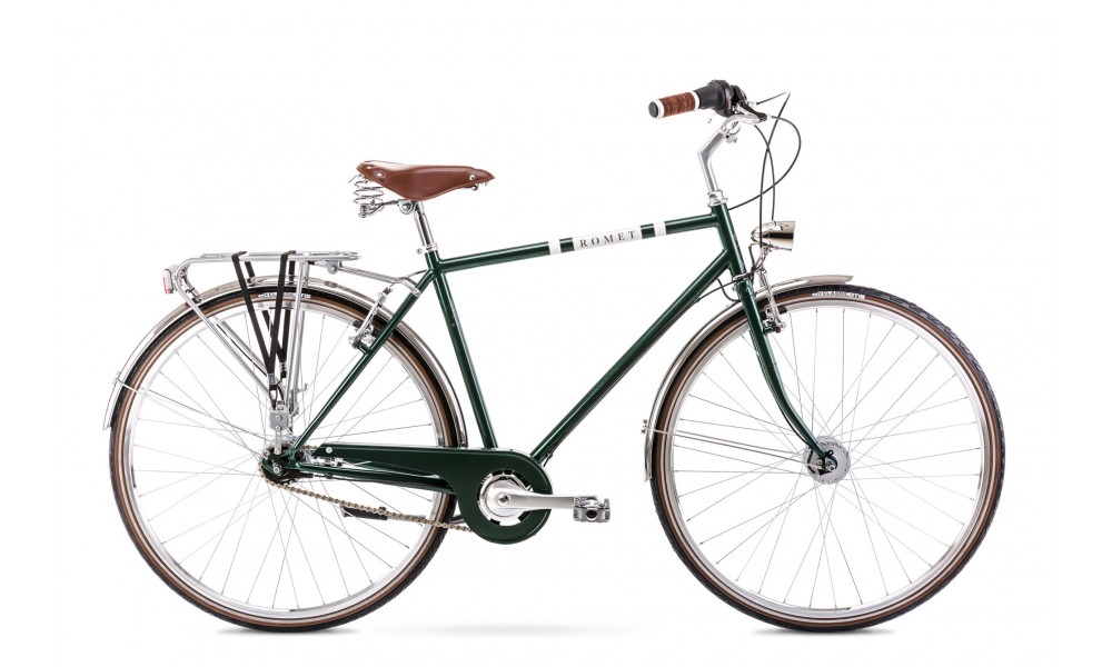 Rower miejski Romet Vintage LTD M 2024 - zielony