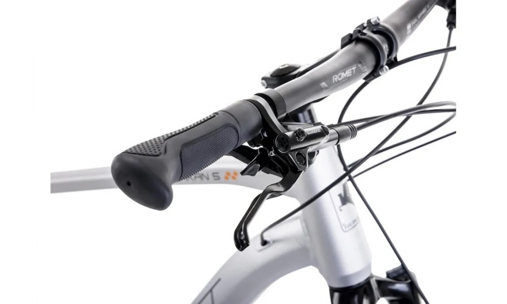 Rower crossowy Romet Orkan 5 M 2024 - srebrno-grafitowo-miedziany