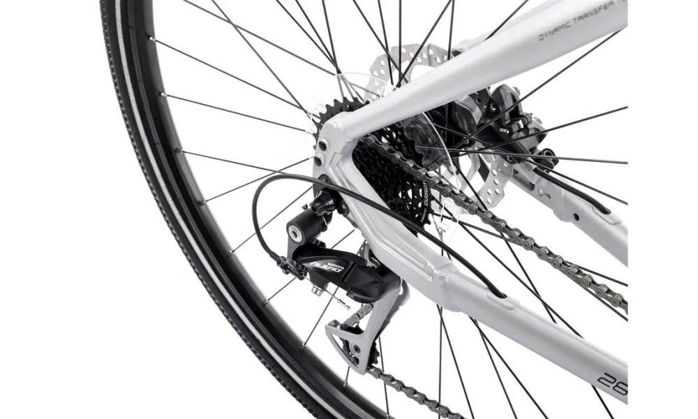 Rower crossowy Romet Orkan 5 M 2024 - srebrno-grafitowo-miedziany