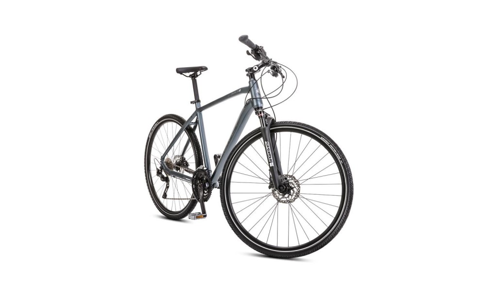 Rower crossowy Romet Orkan 9 M 2024 - grafitowo-jasnografitowy