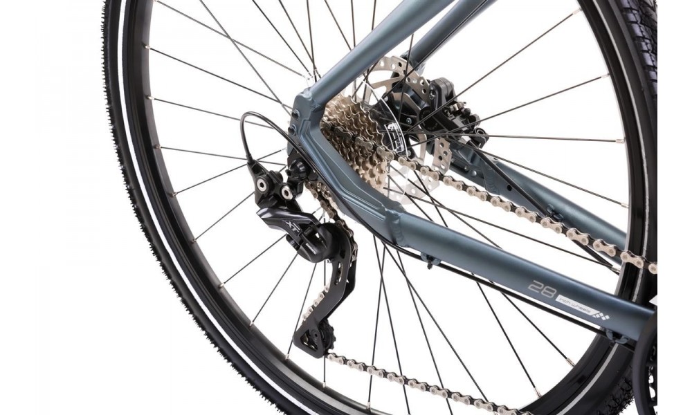 Rower crossowy Romet Orkan 9 M 2024 - grafitowo-jasnografitowy