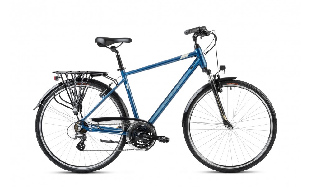 Rower trekkingowy Romet Wagant 2024 - ciemnoturkusowo-złoty