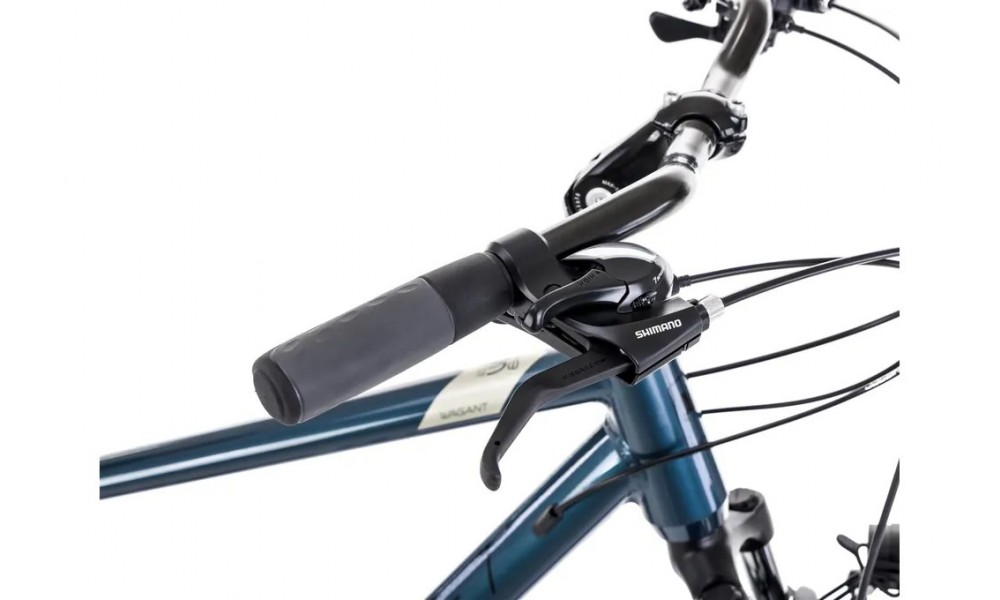 Rower trekkingowy Romet Wagant 2024 - ciemnoturkusowo-złoty