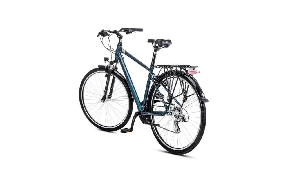 Rower trekkingowy Romet Wagant 2024 - ciemnoturkusowo-złoty