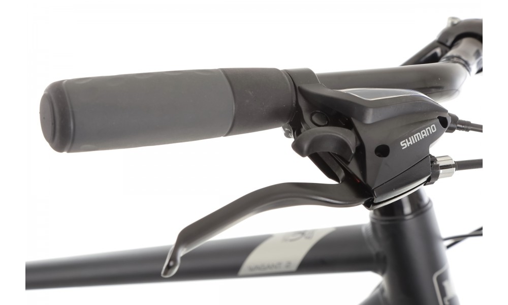 Rower trekkingowy Romet Wagant 2 2024 - czarno-srebrny