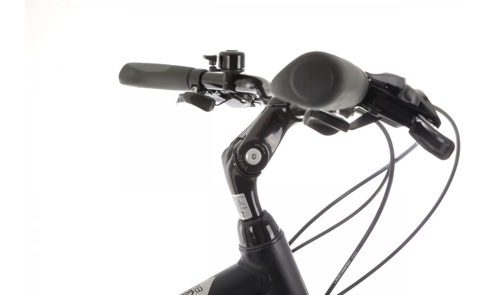 Rower trekkingowy Romet Wagant 2 2024 - czarno-srebrny