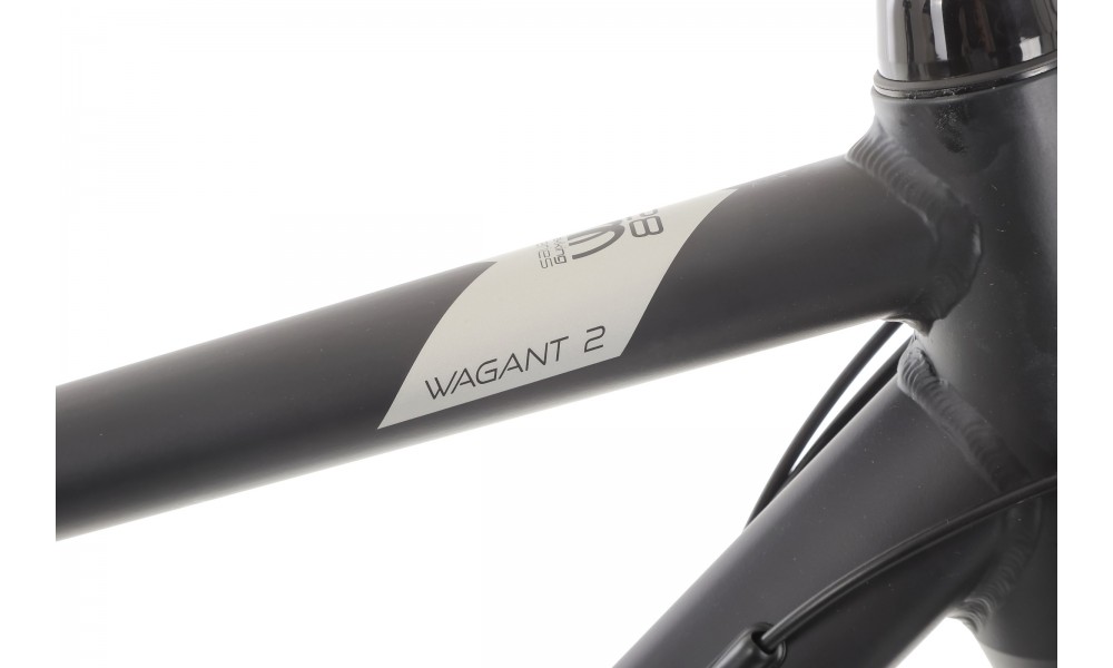 Rower trekkingowy Romet Wagant 2 2024 - czarno-srebrny