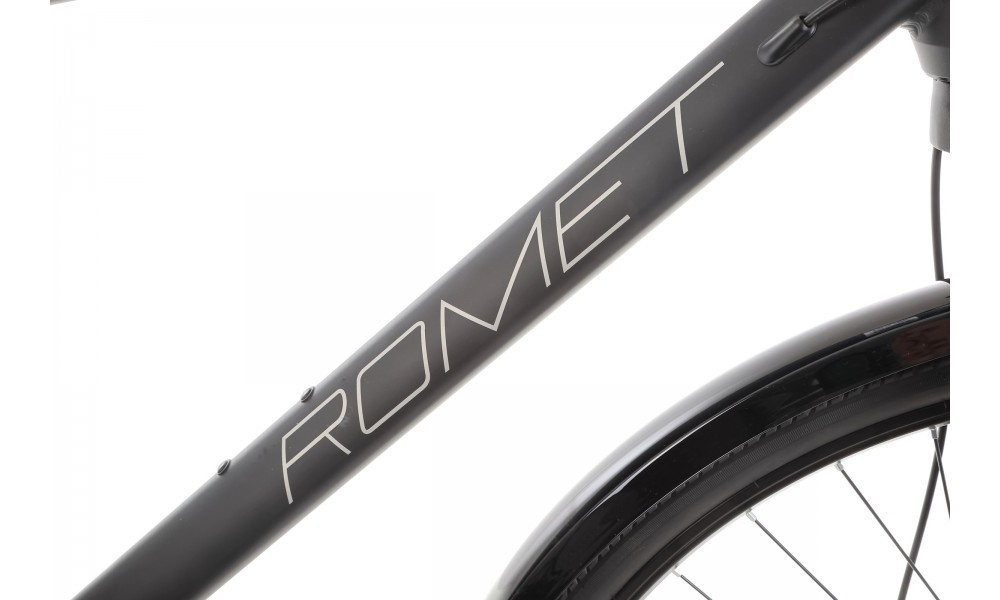 Rower trekkingowy Romet Wagant 2 2024 - czarno-srebrny