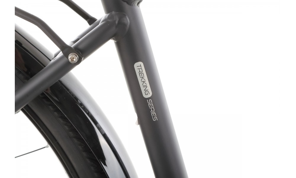 Rower trekkingowy Romet Wagant 2 2024 - czarno-srebrny