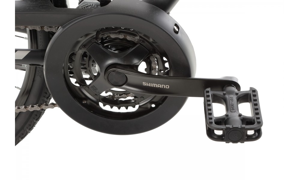 Rower trekkingowy Romet Wagant 2 2024 - czarno-srebrny