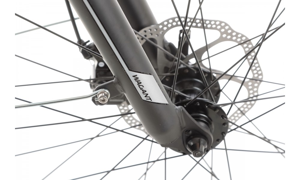 Rower trekkingowy Romet Wagant 2 2024 - czarno-srebrny