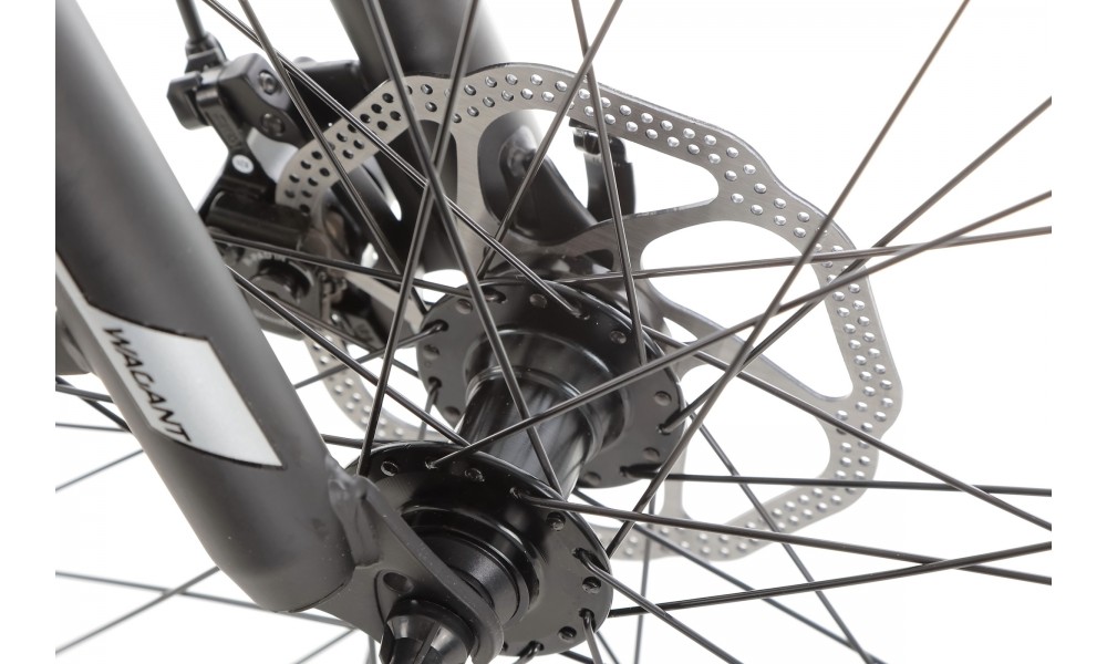 Rower trekkingowy Romet Wagant 2 2024 - czarno-srebrny