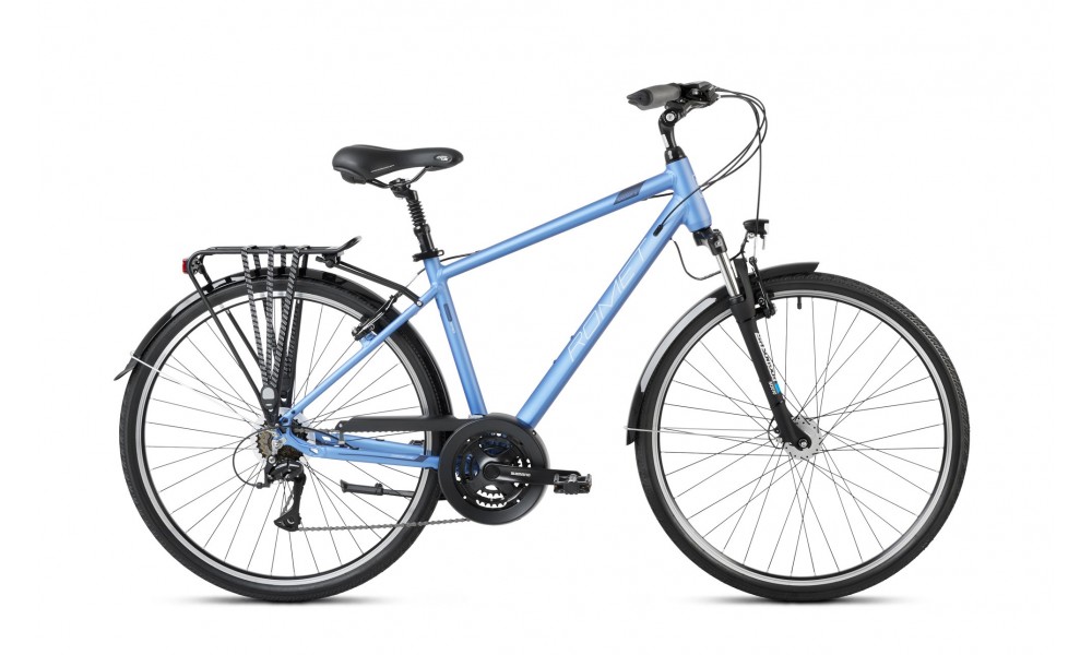 Rower trekkingowy Romet Wagant 3 2024 - niebieski-granatowy