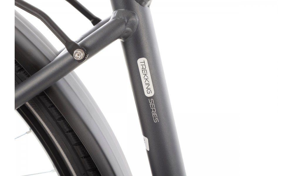 Rower trekkingowy Romet Wagant 4 2024 - grafitowy-biały