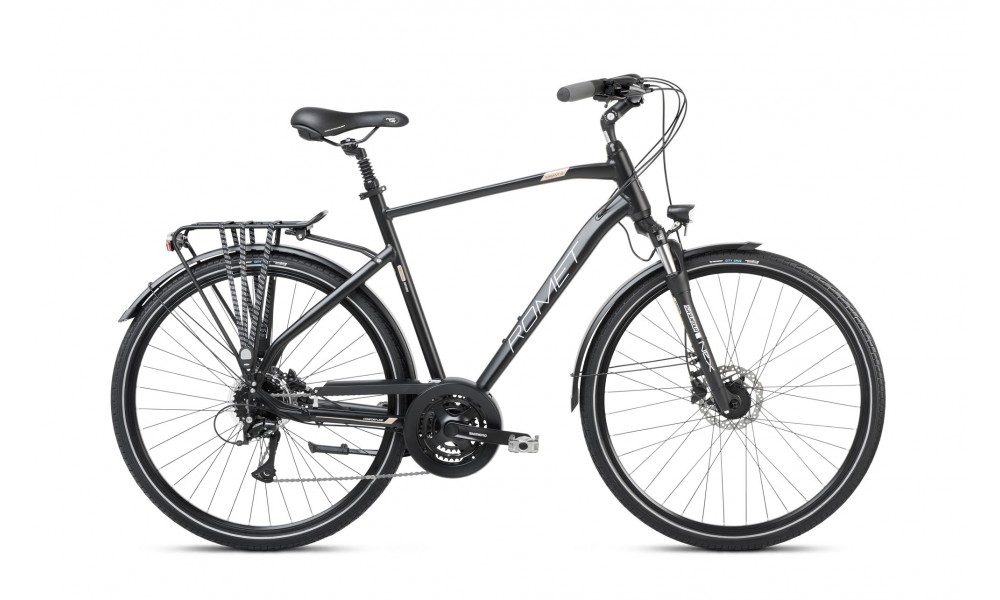 Rower trekkingowy Romet Wagant 6 2024 - czarno-miedziany