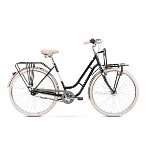 Rower miejski Romet Luiza Lux 2024 - czarny 1