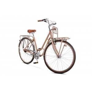 Rower miejski Romet Luiza Lux 2024 - beżowy 2