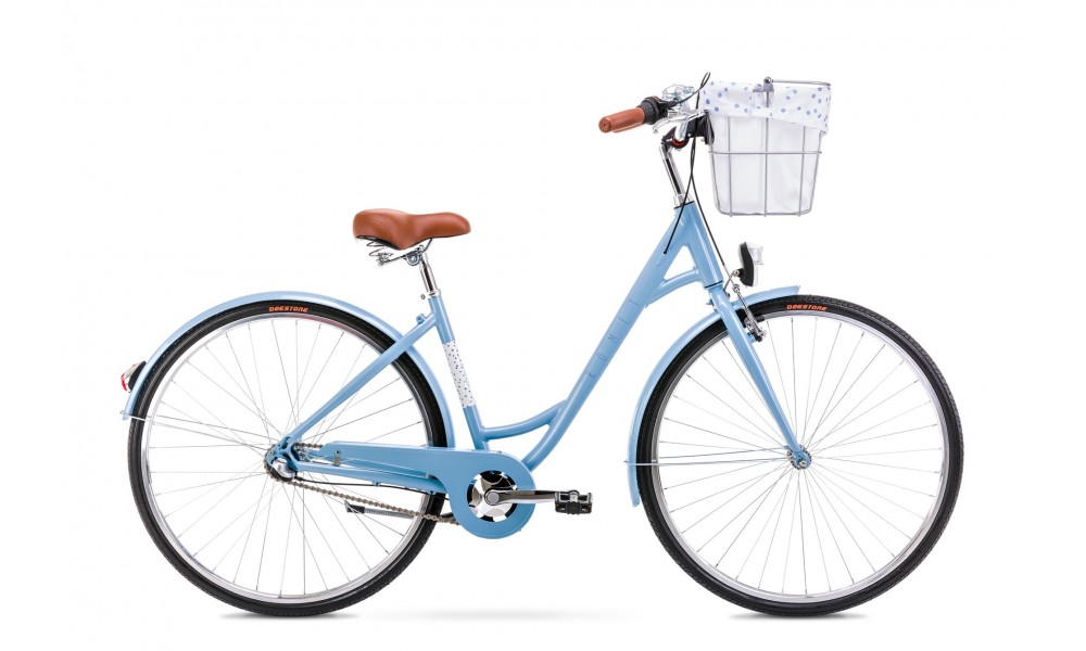 Rower miejski Romet Pop Art Eco 2024 - niebieski