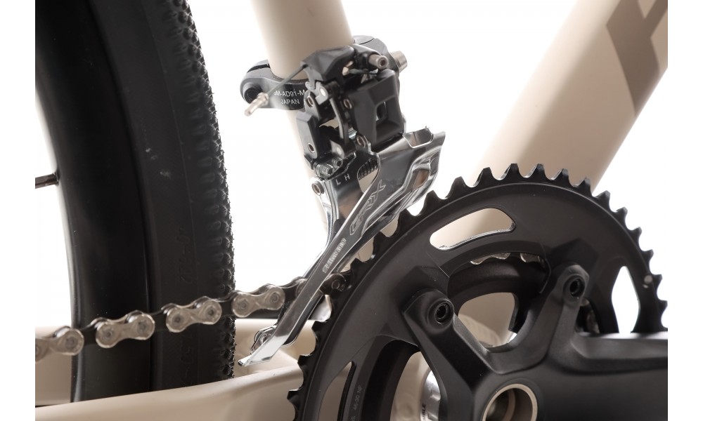 Rower gravel Romet Aspre 2 2024 - beżowo-zielony