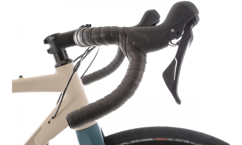 Rower gravel Romet Aspre 2 2024 - beżowo-zielony