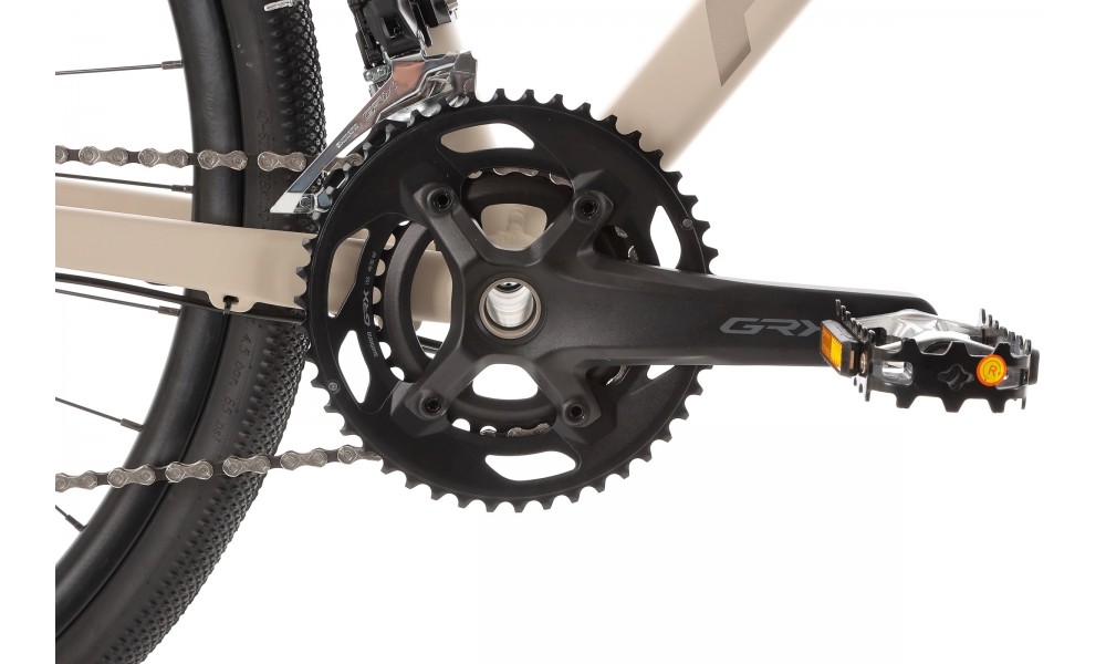 Rower gravel Romet Aspre 2 2024 - beżowo-zielony