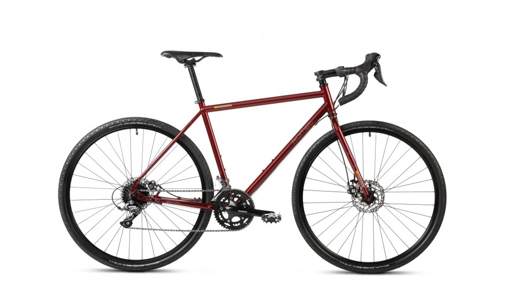 Rower gravel Romet Finale 2024 - bordowy