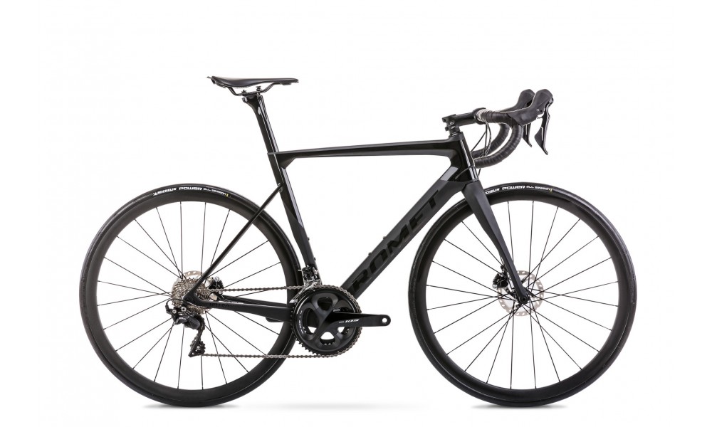 Rower szosowy Romet Huragan Disc 2024 - szary-czarny