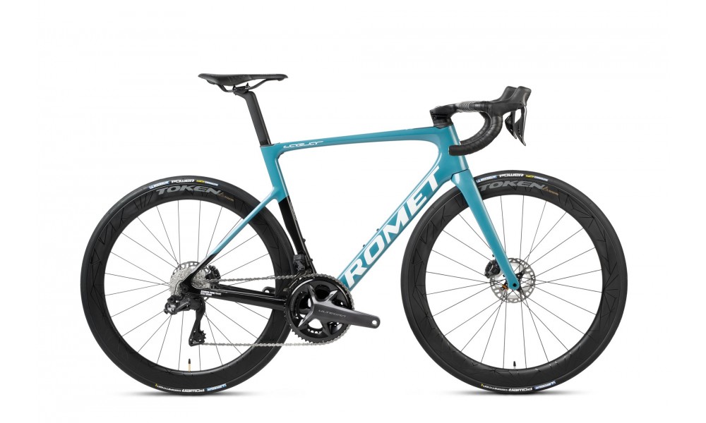 Rower szosowy Romet Jaguar 2 2024 - niebiesko-czarny