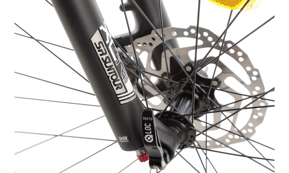 Rower górski Romet Mustang Evo 1 2024 Carbon - czarno-czerwony