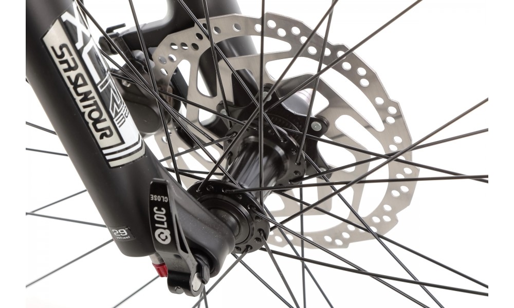 Rower górski Romet Mustang Evo 1 2024 Carbon - czarno-czerwony