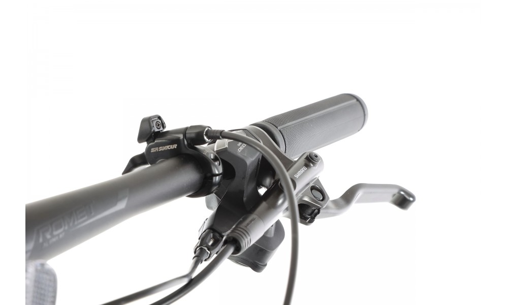 Rower górski Romet Mustang Evo 1 2024 Carbon - czarno-czerwony