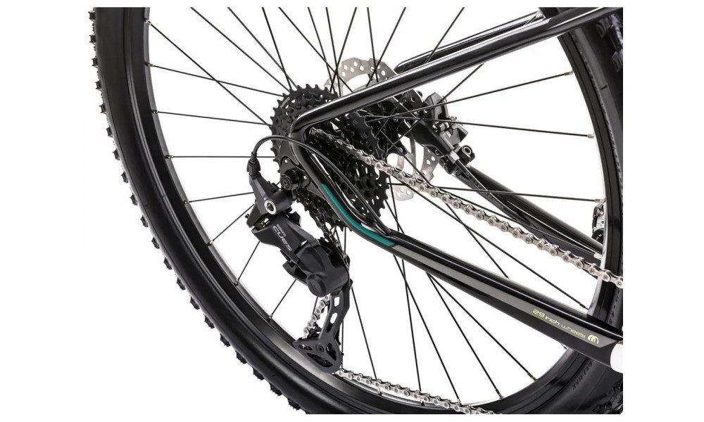 Rower górski Romet Mustang Evo 1 CS 2024 - czarno-zielony