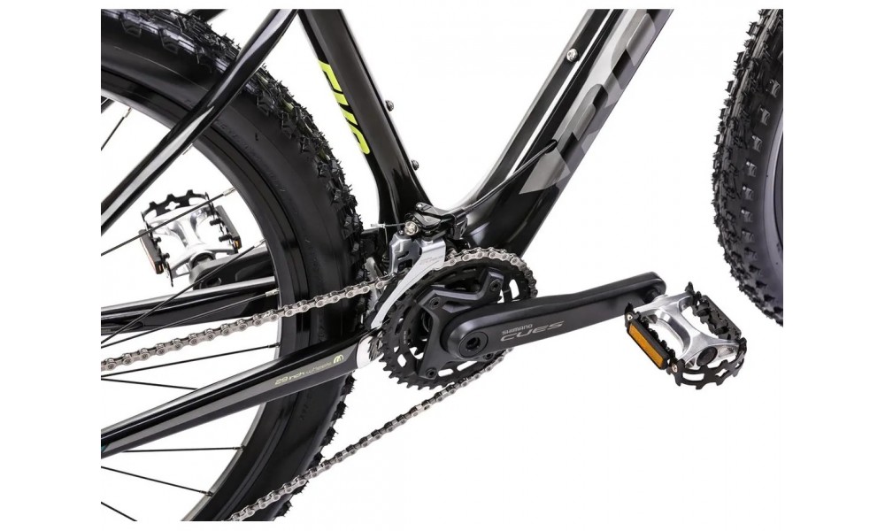 Rower górski Romet Mustang Evo 1 CS 2024 - czarno-zielony