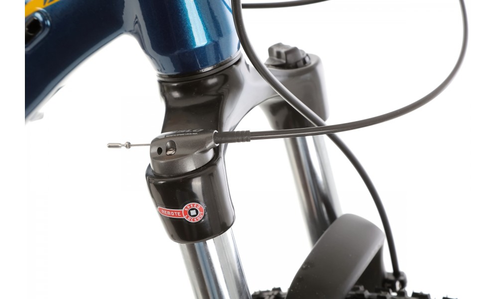 Rower górski Romet Mustang M4 2024 - niebiesko-żółty