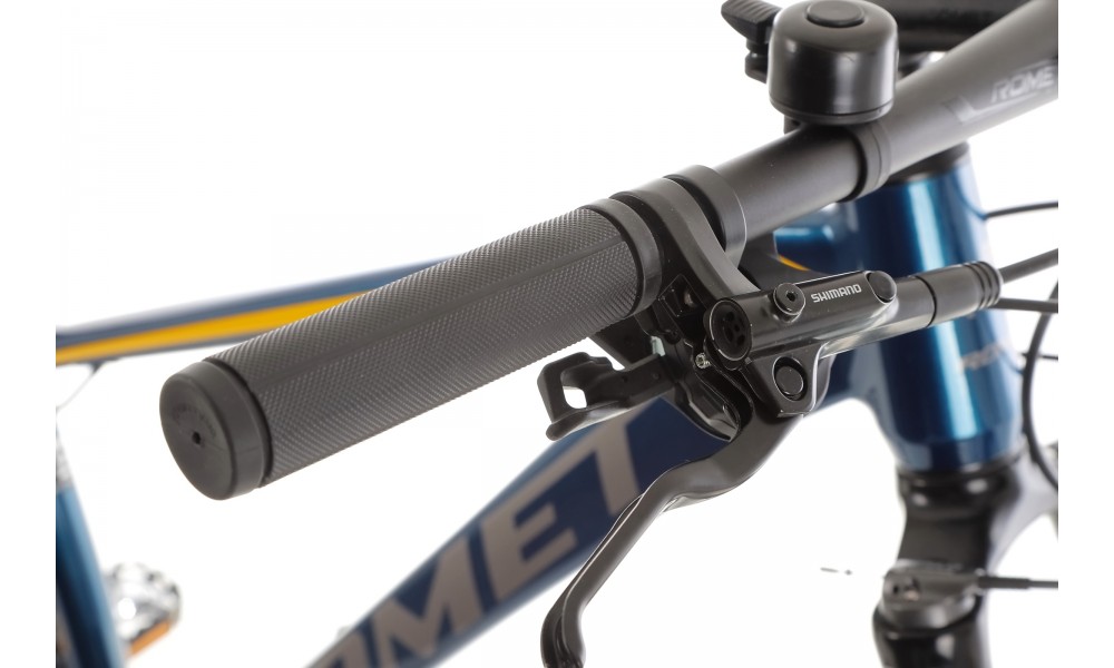 Rower górski Romet Mustang M4 2024 - niebiesko-żółty