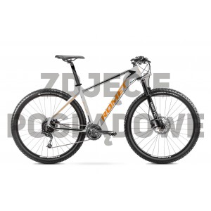 Rower górski Romet Mustang M2 CS 2024 - grafitowo-pomarańczowy 1