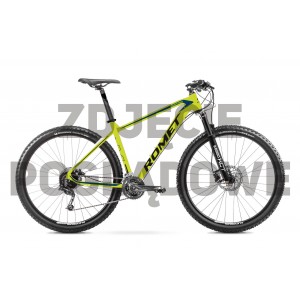 Rower górski Romet Mustang M2 CS 2024 - limonkowo-czarny 1